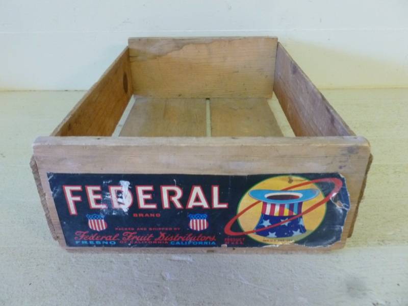lot 144 image: Vintage Wooden Crate