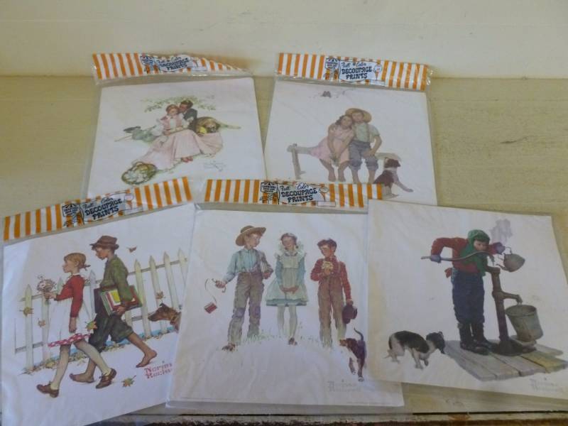 lot 189 image: Vintage Norman Rockwell