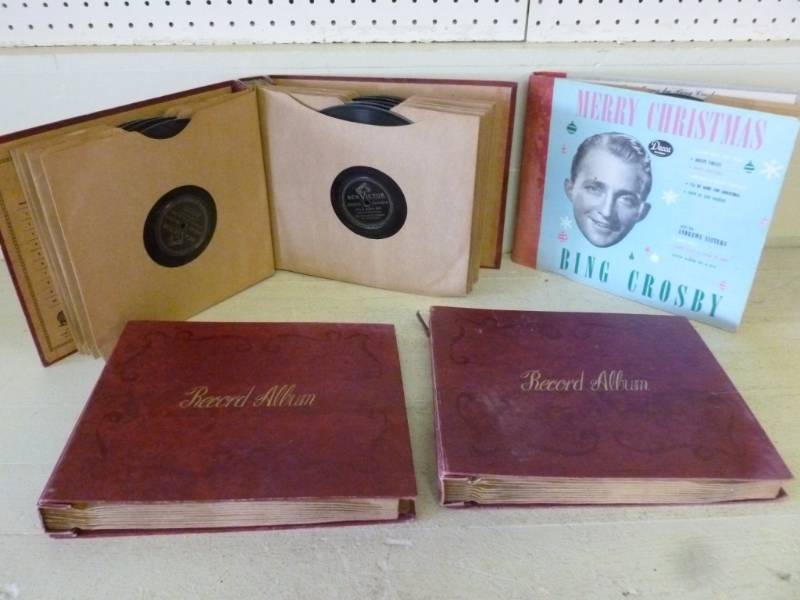 lot 240 image: Vintage 78s Record Albums