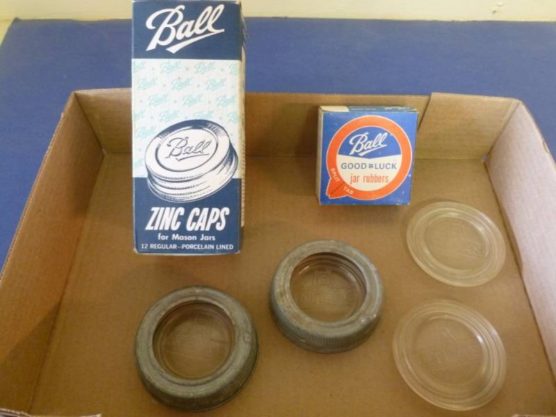 lot 307 image: Vintage Canning Lids