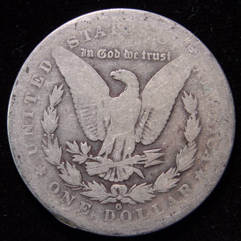 1887-O MORGAN SILVER DOLLAR IN LOW GRADE