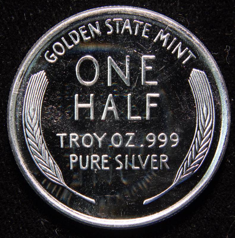 12 TROY OZ. .999 FINE SILVER ROUND FLOWING HAIR DESIGN