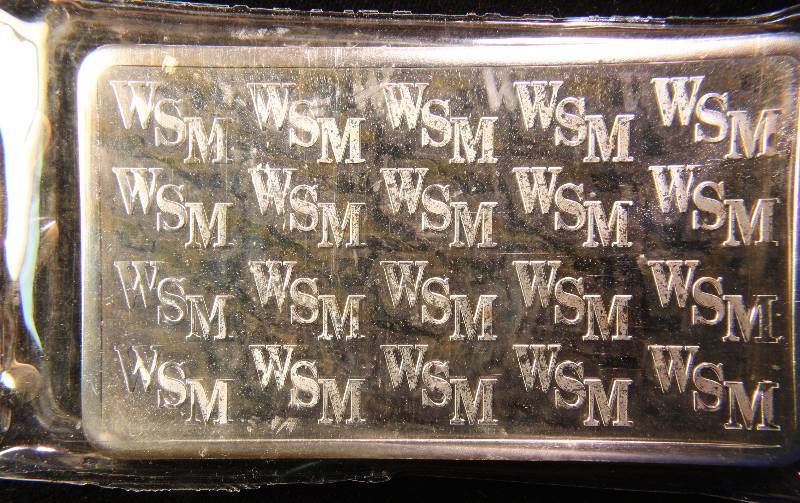 10 TROY Oz. .999 FINE SILVER BAR WALL STREET MINT WITH TWIN TOWERS