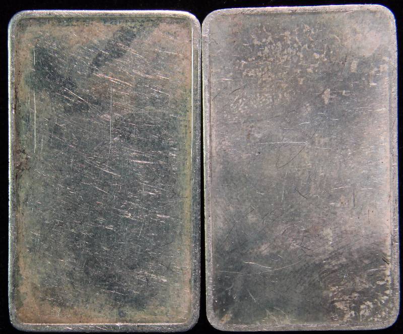 GROUP OF (2) - 5 GRAM .999 FINE SILVER BARS (10G TOTAL)