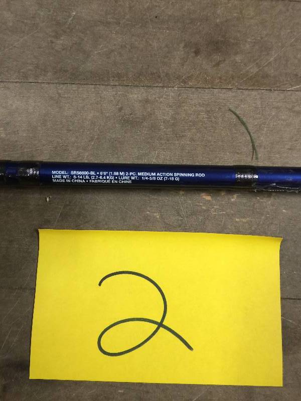 lot 2 image: SRS Series Rod SRS6600BL 66 Med 6-14lb 2Pc  combo