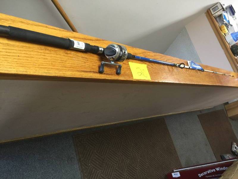 SHAKESPEARE TIGER 7'0" 2 PC MED ACTION CASTING FISHING ROD Reel Combo