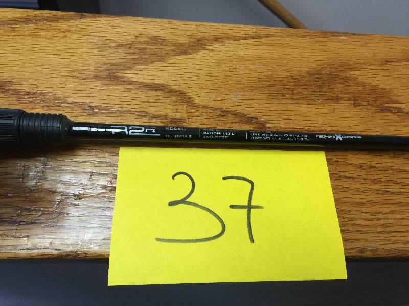 lot 37 image: Ready2Fish TR-502ULS 5 Ultralight 2-6lb 2 Pc  Reel Combo