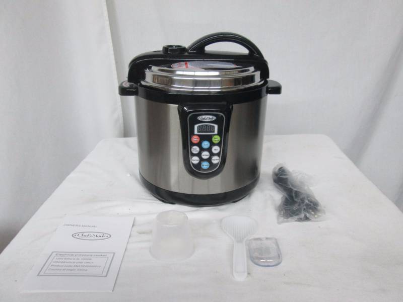 lot 30 image: Chefs Mark 5-Qt. Electric Pressure Cooker