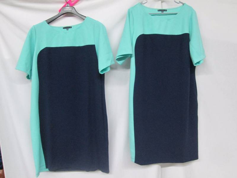 lot 66 image: 2 - Jump Plus Womens Elbow Sleeve Color Block Dress