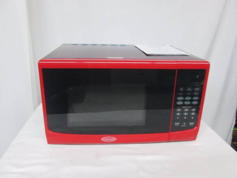 lot 36 image: Chefs Mark 0.9 cu. ft. 900-Watt Microwave Oven