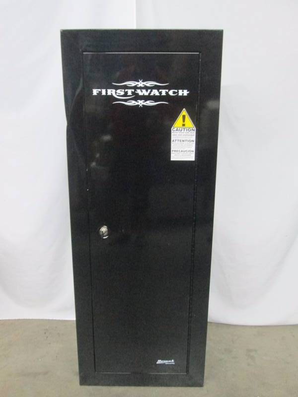 lot 11 image: Homak First Watch 8-Gun Steel Gun Cabinet