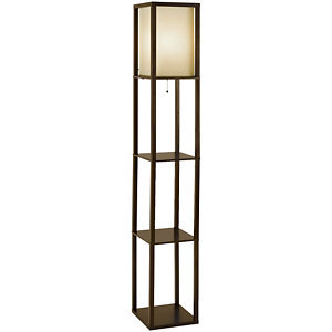 lot 38 image: McLeland Design 3-Shelf Floor Lamp