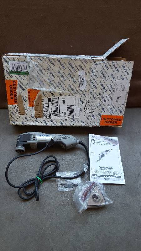 lot 36 image: Dremel Multi-Max Oscillating Tool Kit Model # MM45-04 New