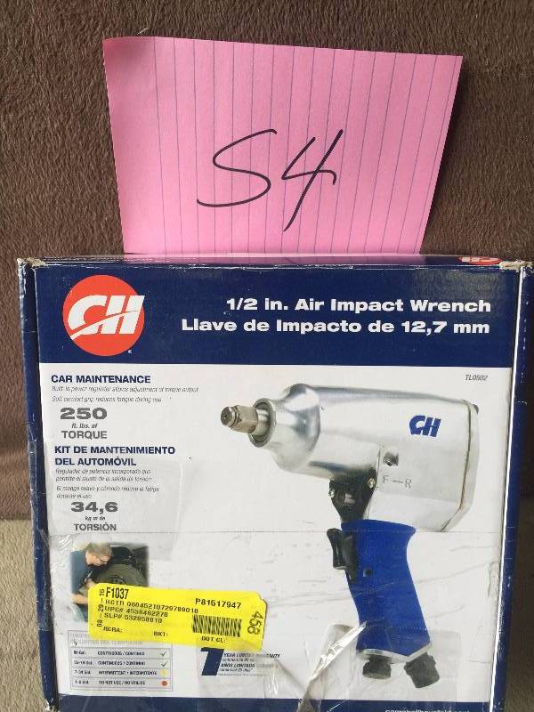 lot 54 image: CH 12 in Air Impact Wrench