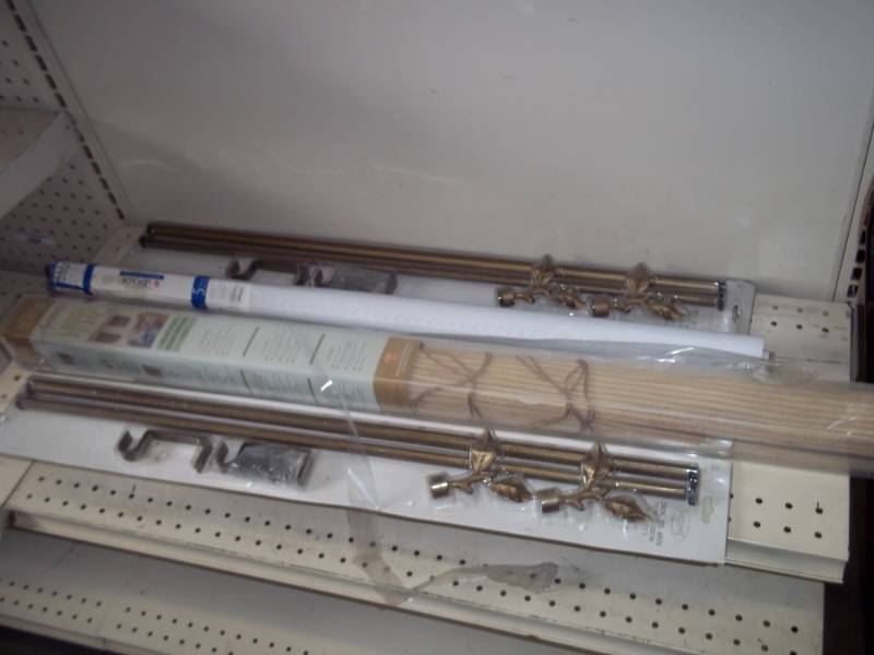 lot 56 image: New Roller blinds and Shade with Curtain Brackets