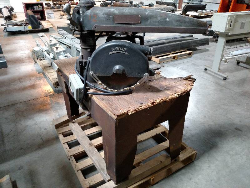 Dewalt 16" Radial Arm Saw, 5 hp, 3 | Industrial & Farm Surplus | K-BID