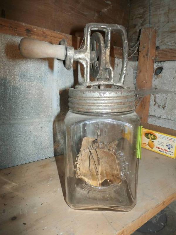 Vintage Hand Crank Churn.