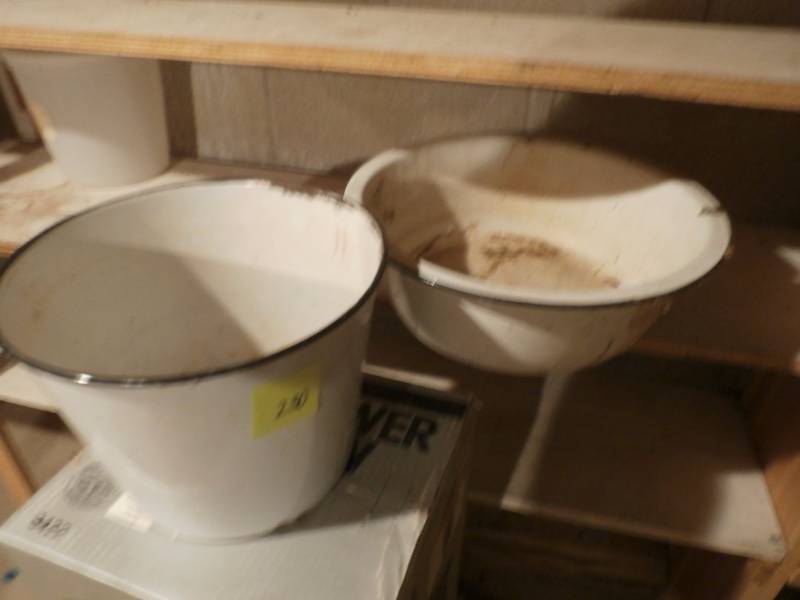 enamel bowls