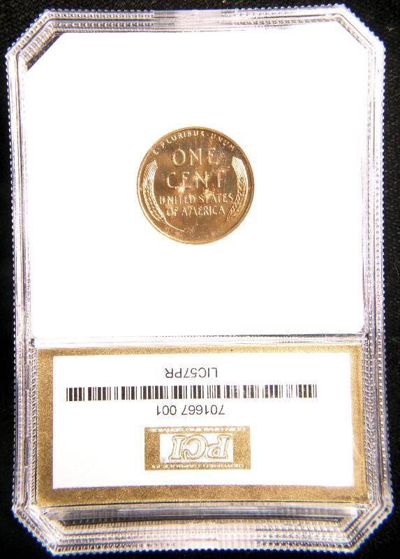 1957 WHEAT CENT PROOF PR68 DEEP CAMEO PCI CERTIFIED