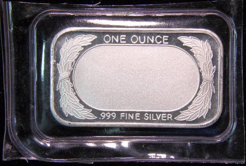 1 TROY OZ. .999 FINE SILVER BAR UNITED STATES FLAG DESIGN SEALED