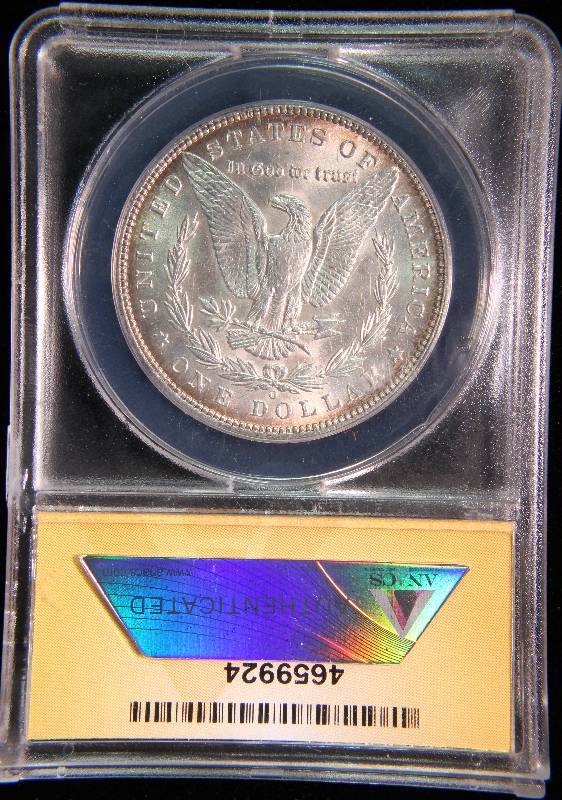1898-O MORGAN SILVER DOLLAR MS64 ANACS CERTIFIED