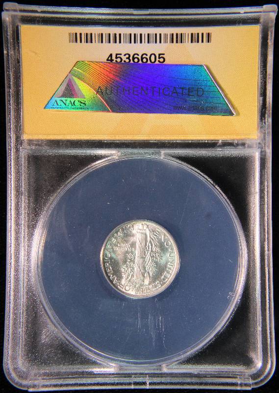 1940 MERCURY SILVER DIME MS66 ANACS CERTIFIED