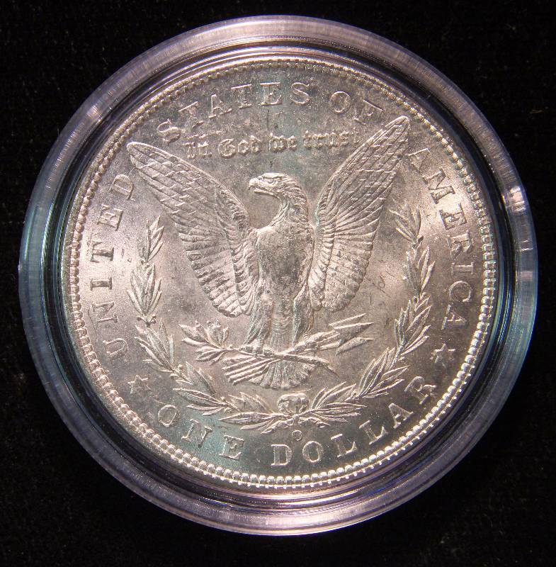 1902-O MORGAN SILVER DOLLAR UNC IN AIRTITE HOLDER