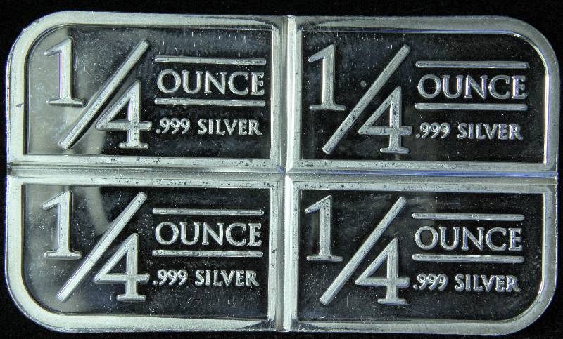 1 TROY OZ. .999 FINE SILVER STAGECOACH BAR (4 X 14 CRACKER)