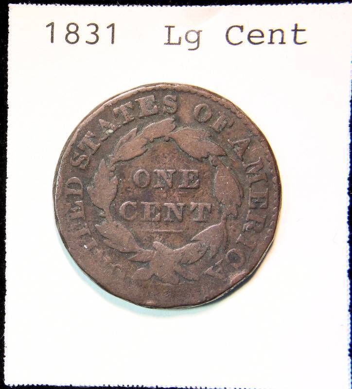 1831 US LARGE CENT