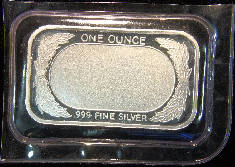 1 TROY OZ. .999 FINE SILVER BAR UNITED STATES FLAG DESIGN SEALED