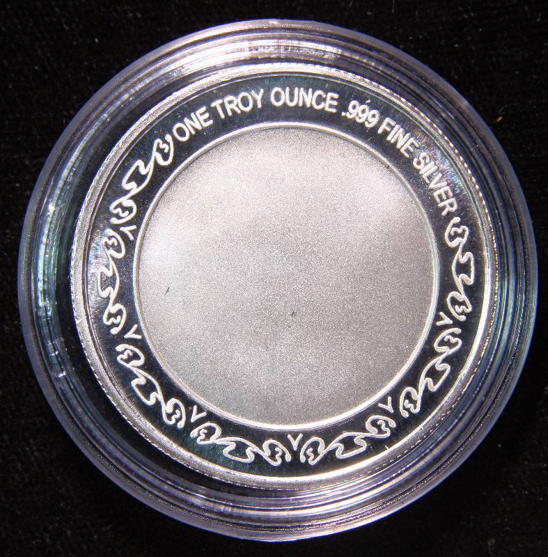 1 TROY OZ. .999 FINE SILVER LIBERTY EAGLE ROUND IN AIRTITE HOLDER