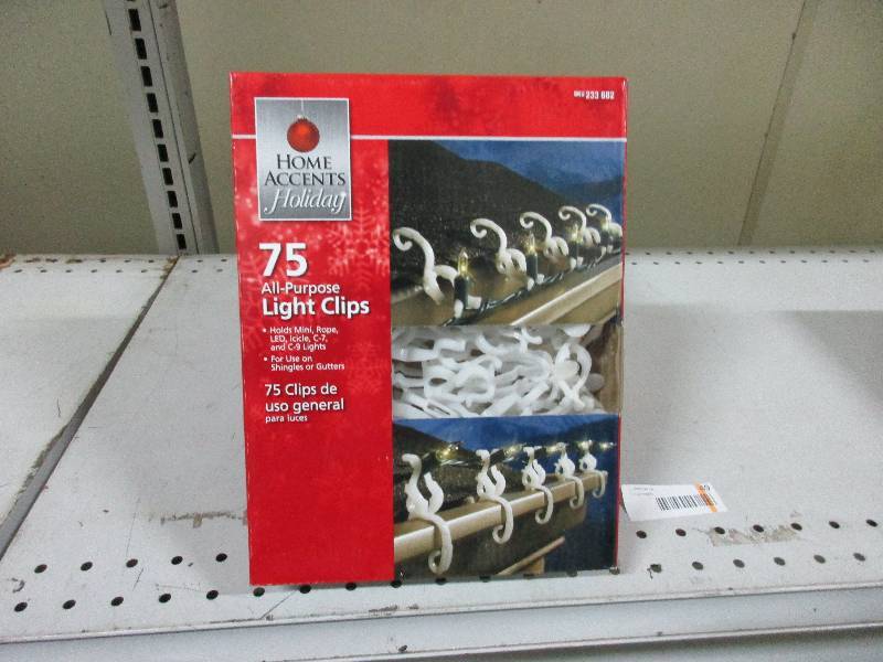 4 Boxes of light clips