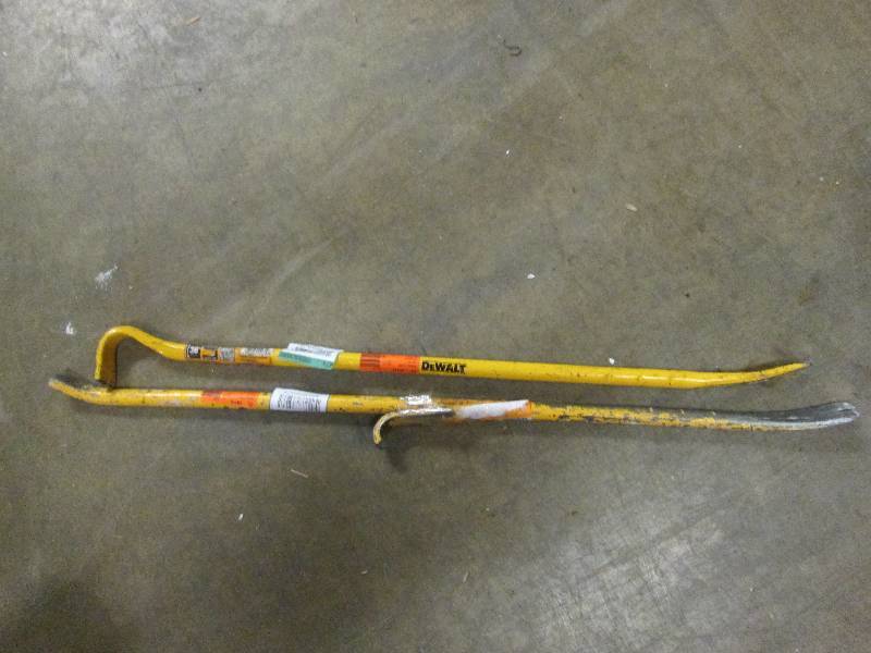 Lot of 2 Dewalt 36 crow bars, one ...