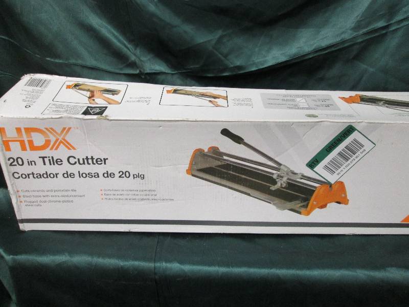 HDX 20 inch Rip Ceramic Tile Cutter...