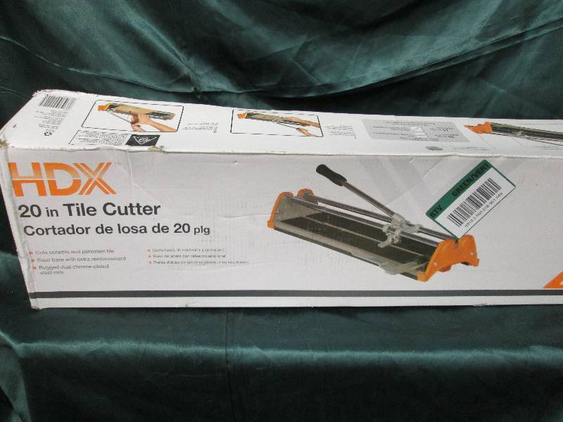 HDX 20 inch Rip Ceramic Tile Cutter...