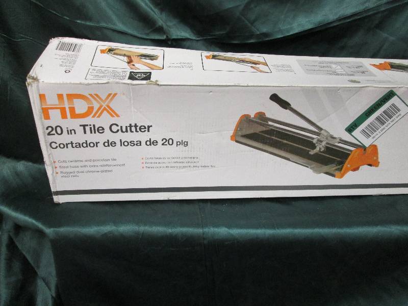 HDX 20 inch Rip Ceramic Tile Cutter...