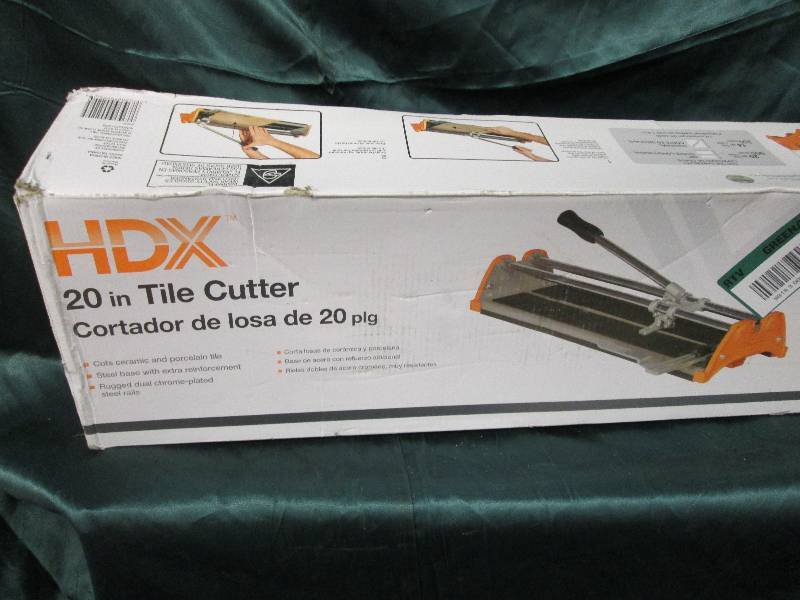 HDX 20 inch Rip Ceramic Tile Cutter...