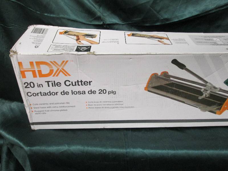 HDX 20 inch Rip Ceramic Tile Cutter...