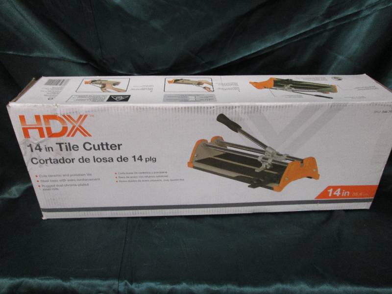 HDX 14 inch Rip Ceramic Tile Cutter...