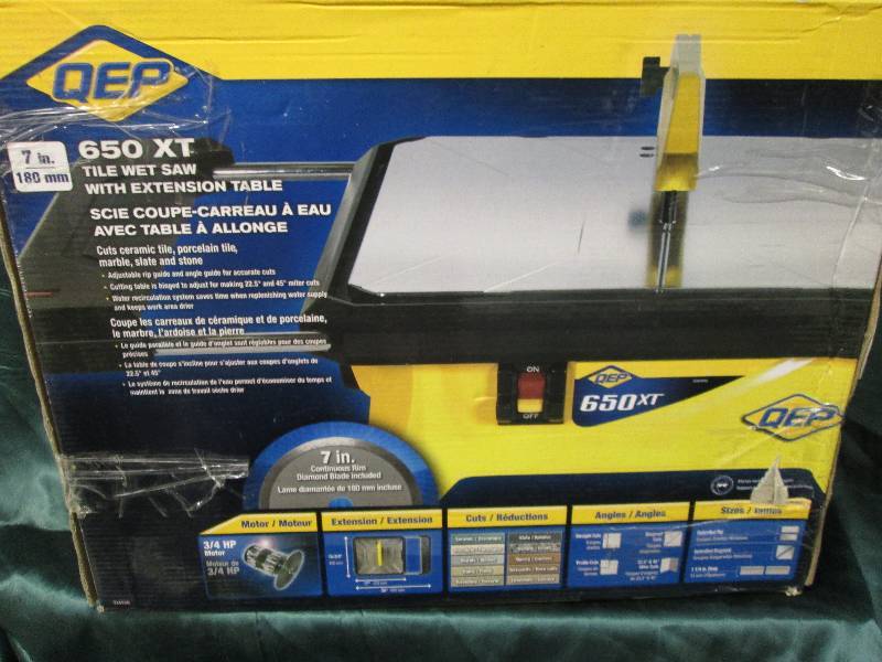 QEP 34 hp Wet Saw with Extension T...
