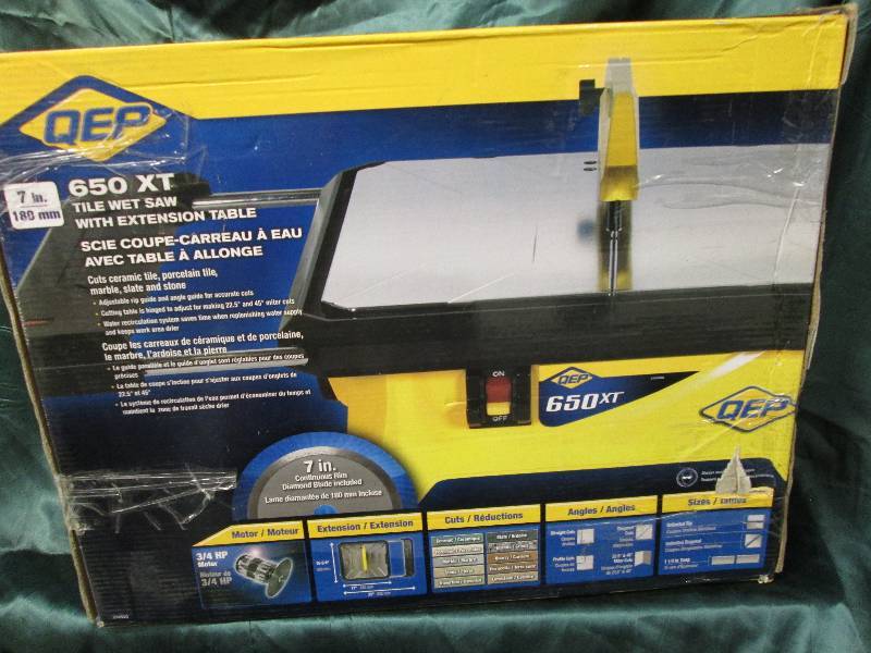 QEP 34 hp Wet Saw with Extension T...