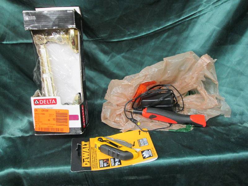 Weller soldering iron, DeWalt retra...