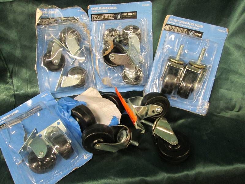 Lot of assorted casters...