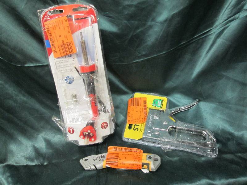 Weller soldering iron, DeWalt retra...