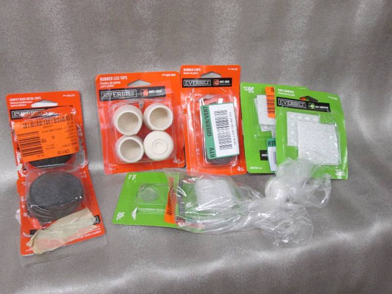 Lot of assorted Everbilt leg tips a...