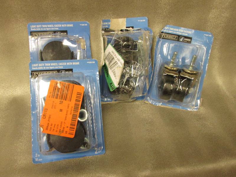 Everbilt assorted casters...