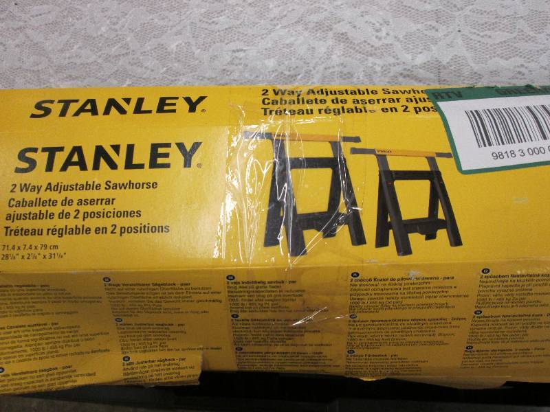 Stanley Adjustable Sawhorse 2-pack ...