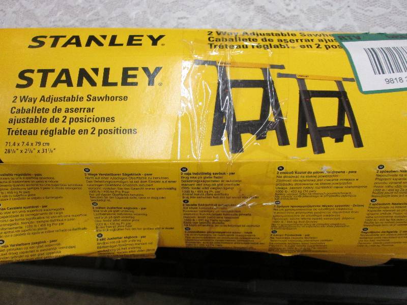 Stanley Adjustable Sawhorse 2-pack ...