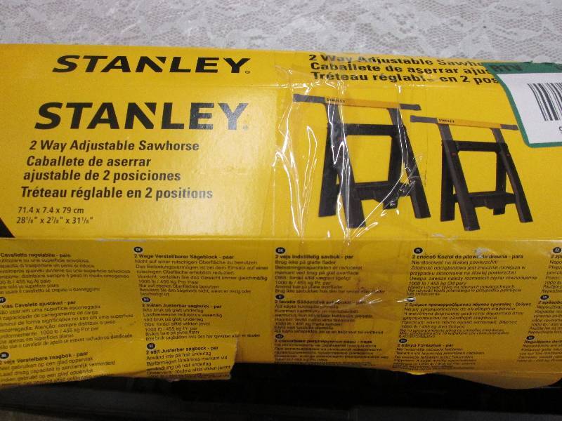 Stanley Adjustable Sawhorse 2-pack ...