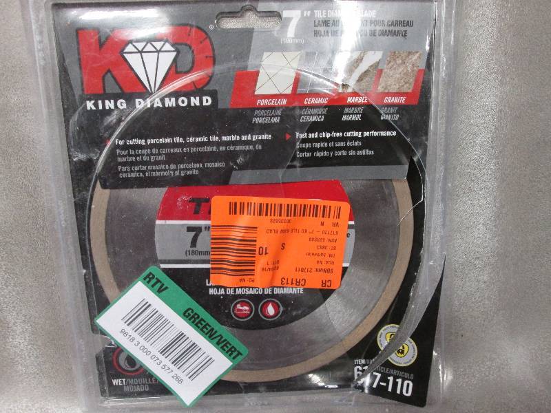 King Diamond 7 inch Diamond Tile Ci...